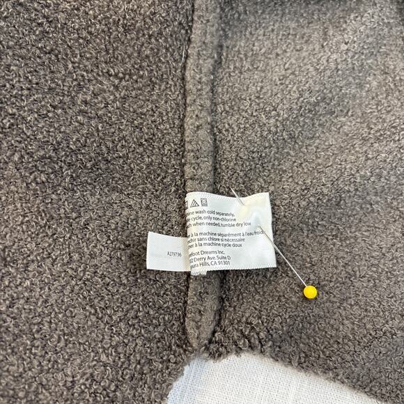 Barefoot Dreams CozyChic Open Front Cardigan Taupe Brown Med - Picture 5 of 12